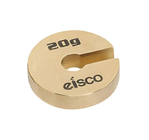 Weight slotted brass spare capacity 20g