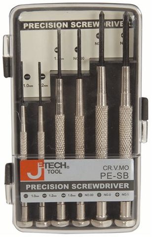 Screwdriver jewellers in plastic case