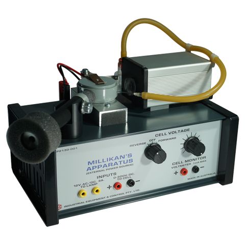 Millikans apparatus w/o power supply