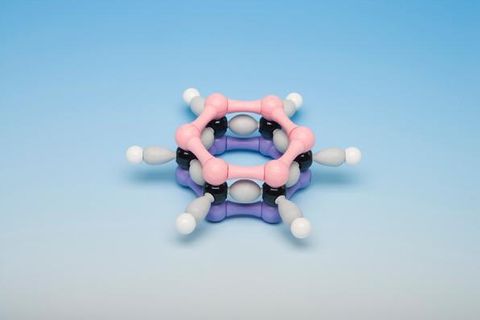 Molymod Benzene hybridised model