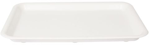 Tray white PP 455 x 343 x 32mm flat base