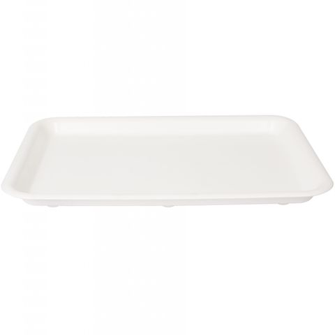 Tray small 455x343x32mm white solid base