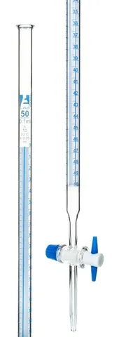 Burette glass PTFE s/c 50ml Cl.A Schell.