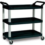 Trolley 'Rubbermaid' 3 shelf 103x51x96cm