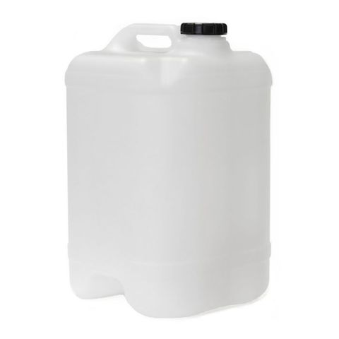 Carboy (cube) natural 25lt w/cap