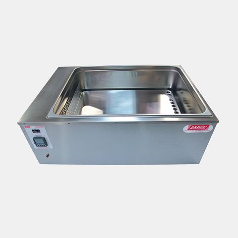 Water bath w/pump 85C max. 12lt capacity