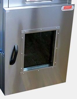 Glass viewing door option for ODW series