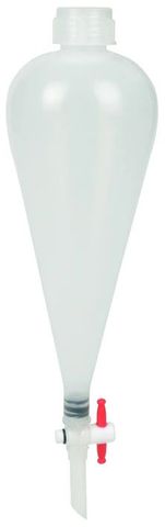 Funnel separating PP 100ml pear