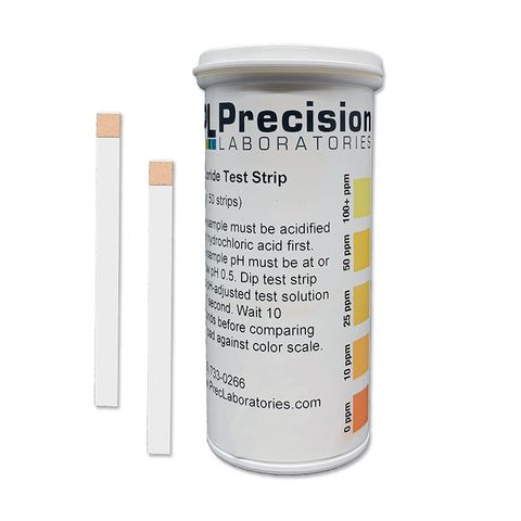 Fluoride test strips 0-100ppm