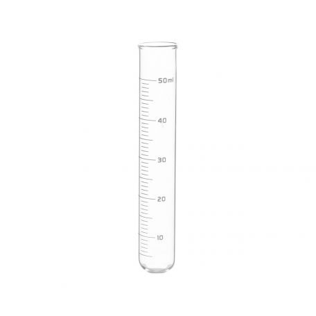 Test tube glass 24x150mm graduated 50ml