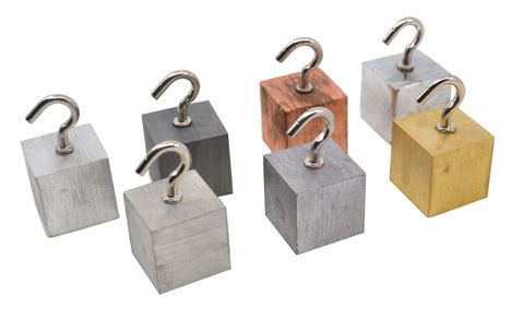 Density cube, 2.0cm set of 7 with hooks