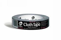 Cloth tape 25mm x 25m black