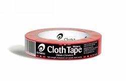 Cloth tape 25mm x 25m red