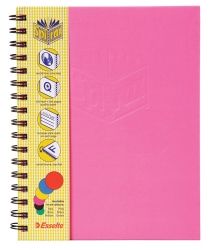 Note book A5 Spirax 511 pink cover 200p