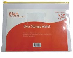 Storage wallet clear 330x240mm