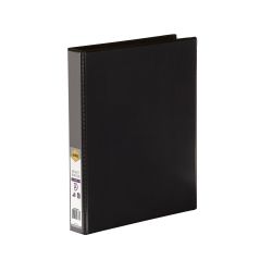 Binder black 2x rings A4 Marbig