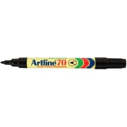 Marker Artline 70 black 1.5mm bullet tip