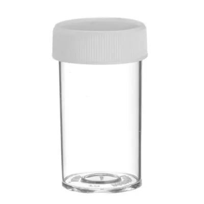 Vials styrene screw cap 51x28mm Clear