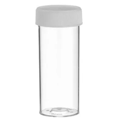 Vials styrene screw cap 69x28mm Clear