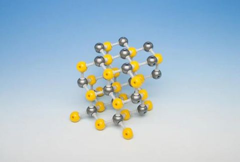 Molymod Zinc blende (45 atoms)