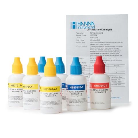 Free & Total Chlorine reagents 300 tests