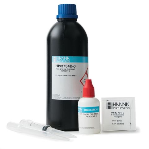 Free & Total Chlorine HR kit 100 tests