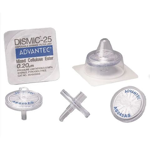 Syringe filter MCE 0.45um 25mm dia
