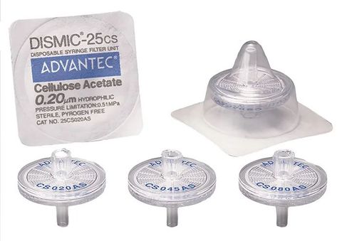 Syringe filter CA 0.2um 25mm dia G/S