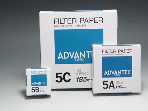 Filter paper ashless No.5C 1um 125mm