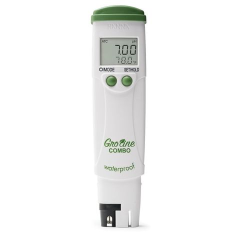 GroLine Combo tester pH/EC/TDS/C w/proof
