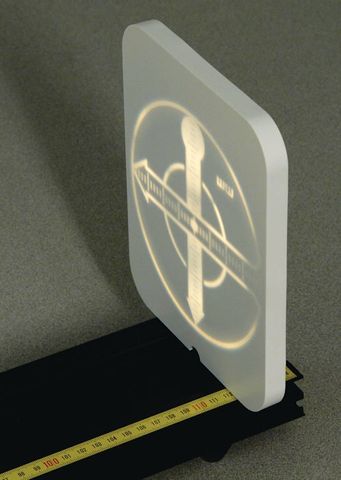 Basic Optics viewing screen Pasco