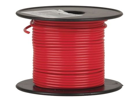 Wire hook-up Red 13x0.12mm L/Duty 0.6A