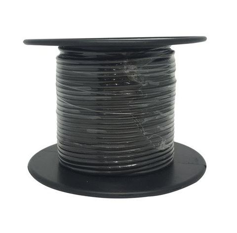 Wire hook-up Black 24x0.2mm H/Duty 7.5A