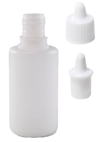 Bottle dropping 30ml PE w/cap & nozzle