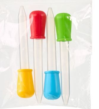 Plastic Droppers 4 Pack