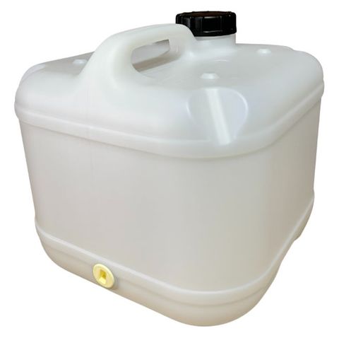 Carboy (cube) natural dg 10lt w/cap
