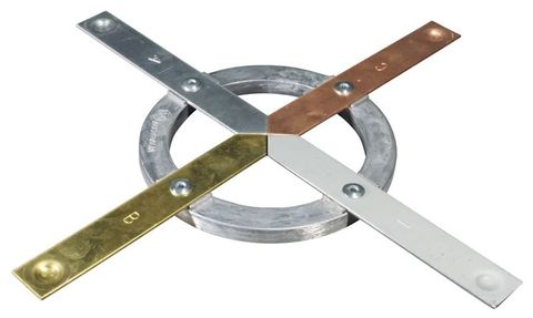 Conductivity ring 4 different metals