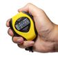 Stopwatch quartz LCD 1/100s yellow