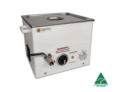 Ultrasonic cleaner 18.0lt mech. & heater