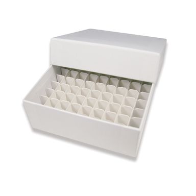 Freezer rack cardboard 50mm H 9x9 grid