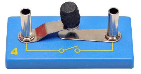 Contact switch with 4mm terminals