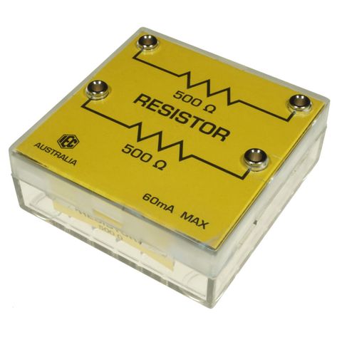 Resistor 500 Ohms dual