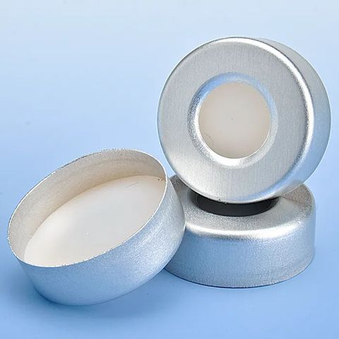 Cap (crimp) 20mm PTFE/Silicon