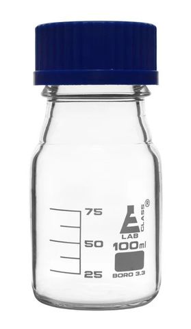 Bottle laboratory glass 100ml EISCO