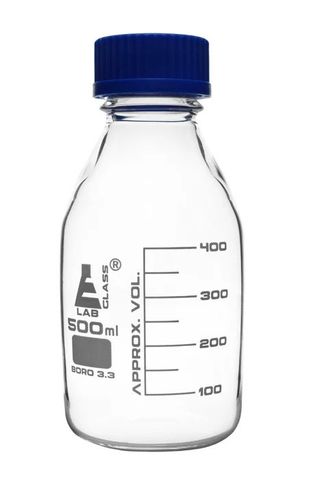 Bottle laboratory glass 500ml EISCO