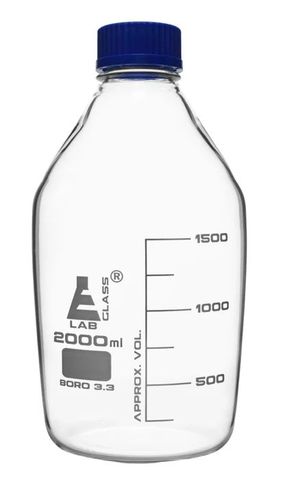 Bottle laboratory glass 2000ml EISCO