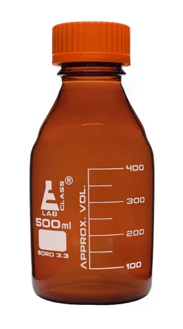 Bottle laboratory amber 500ml EISCO