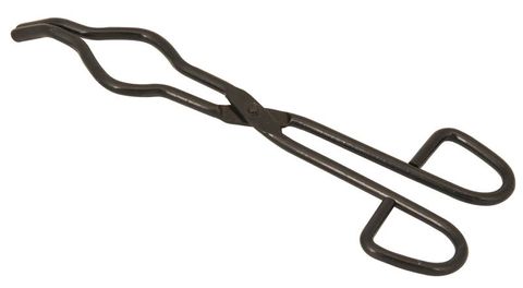 Tongs crucible bow 150mm Brass