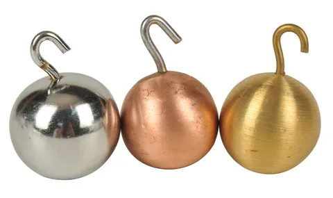 Pendulum bobs with hooks 25mm diameter