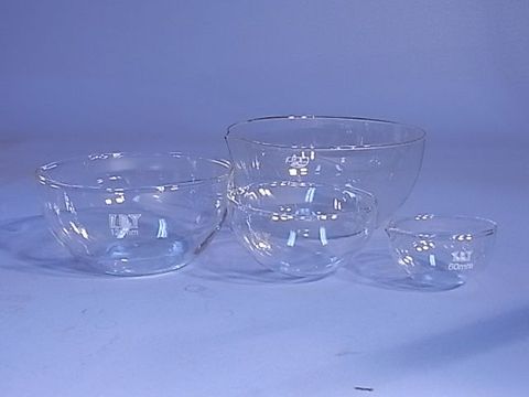 Dish evaporating round base 150mm boro.